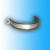Rubber insulated metal clamp Fi 30 mm