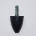 Rubber metal foot - parabola