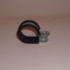 Rubber insulated metal clamp Fi 28 mm